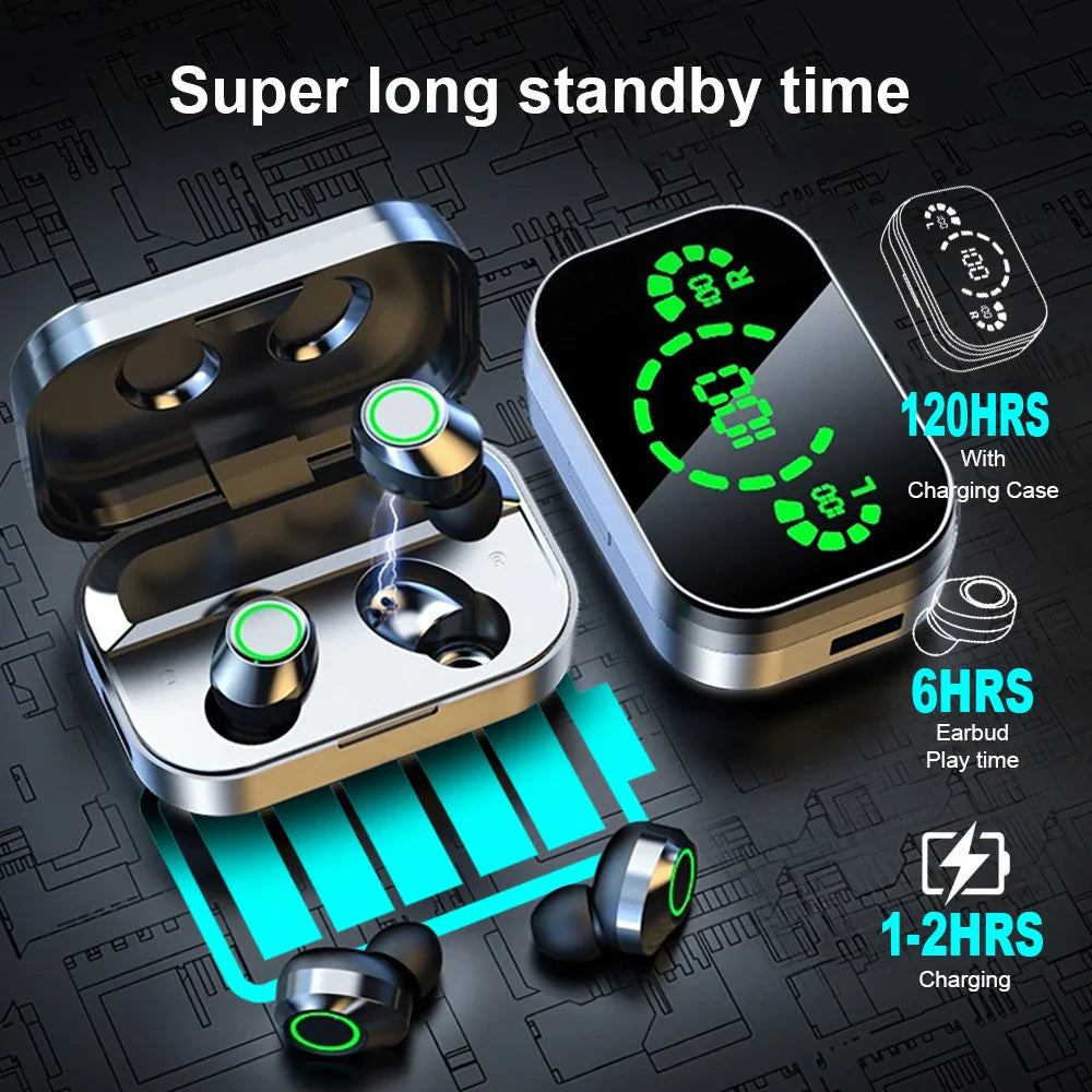 luxury Sporty Wireless Earbuds for Women and Men